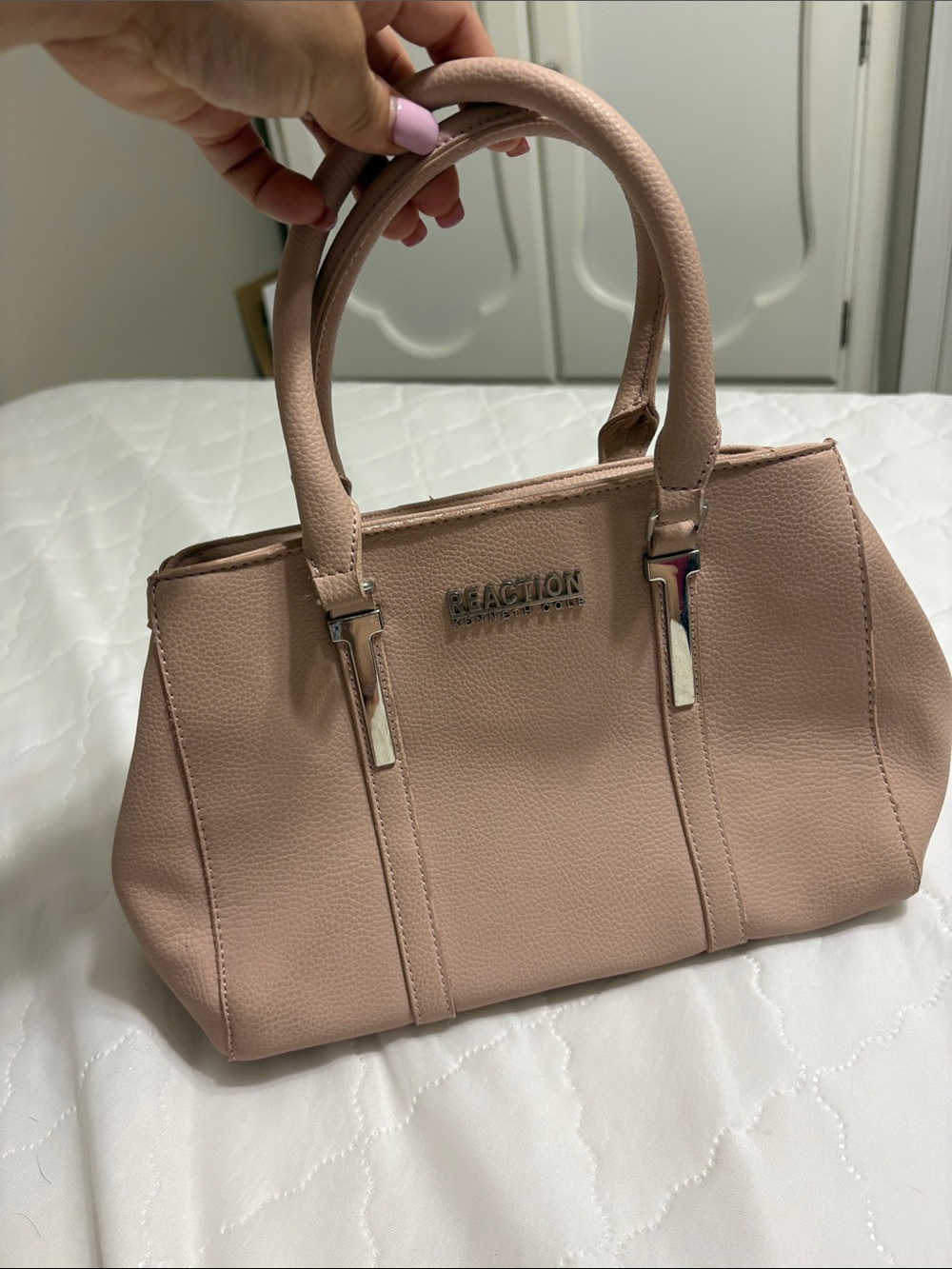 Kenneth Cole Reaction Dusty Rose Top-Handle Satchel